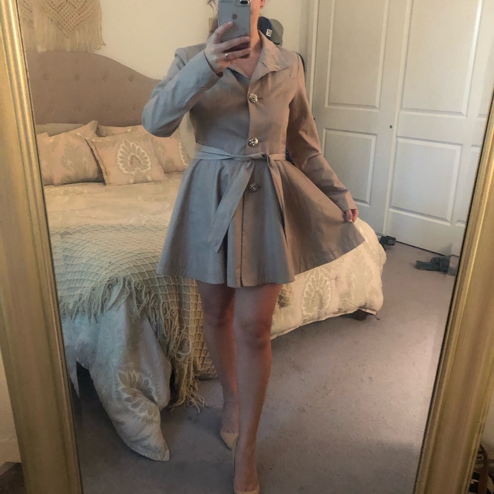 A-Line Trench Coat